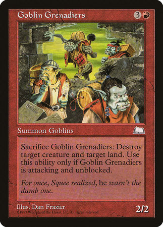 Goblin Grenadiers [Weatherlight] | Enigma On Main