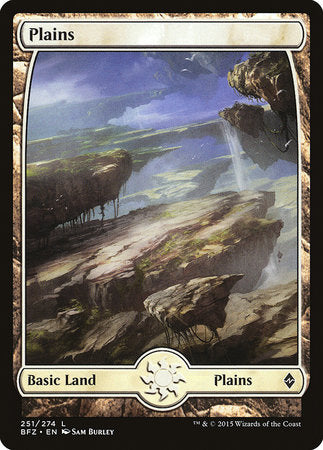 Plains (251) - Full Art [Battle for Zendikar] | Enigma On Main