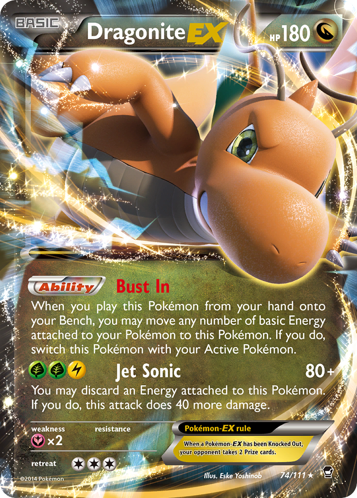 Dragonite EX (74/111) [XY: Furious Fists] | Enigma On Main