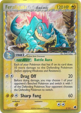 Feraligatr (2/101) (Delta Species) (Stamped) [EX: Dragon Frontiers] | Enigma On Main