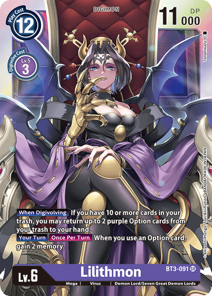 Lilithmon [BT3-091] [Release Special Booster Ver.1.0] | Enigma On Main