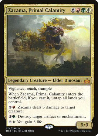 Zacama, Primal Calamity [Rivals of Ixalan] | Enigma On Main