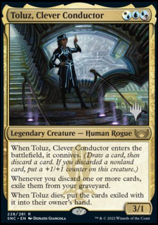 Toluz, Clever Conductor (Promo Pack) [Streets of New Capenna Promos] | Enigma On Main