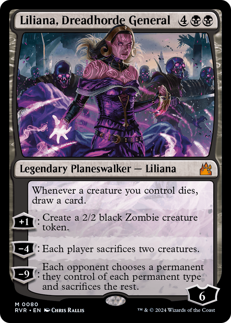 Liliana, Dreadhorde General [Ravnica Remastered] | Enigma On Main