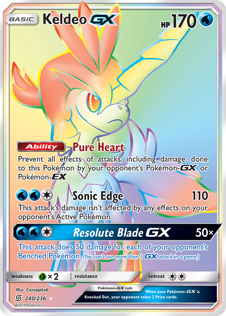 Keldeo GX (240/236) [Sun & Moon: Unified Minds] | Enigma On Main