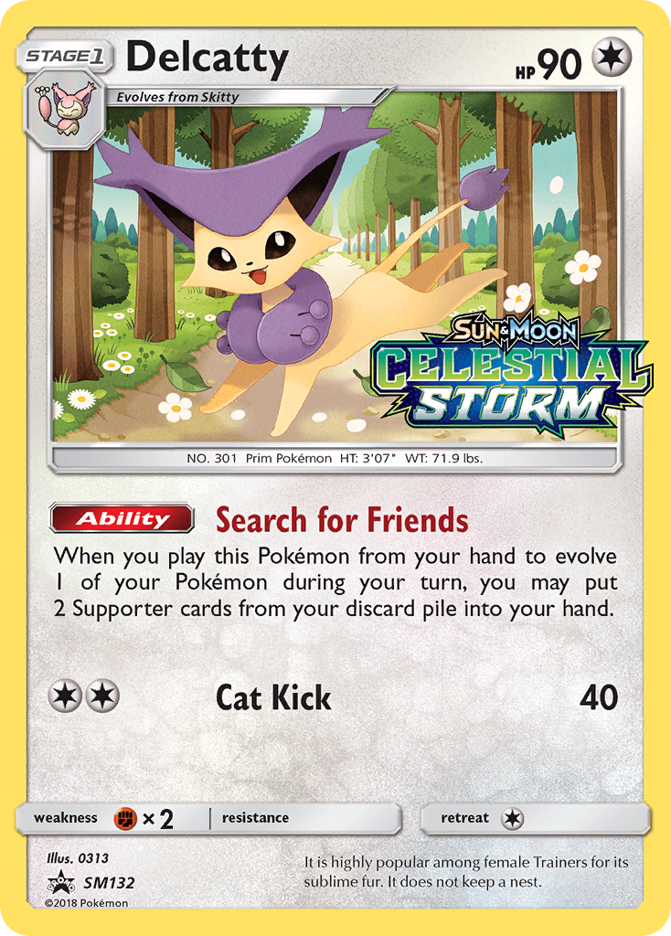 Delcatty (SM132) [Sun & Moon: Black Star Promos] | Enigma On Main