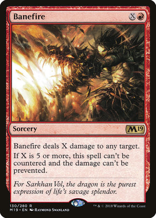 Banefire [Core Set 2019] | Enigma On Main