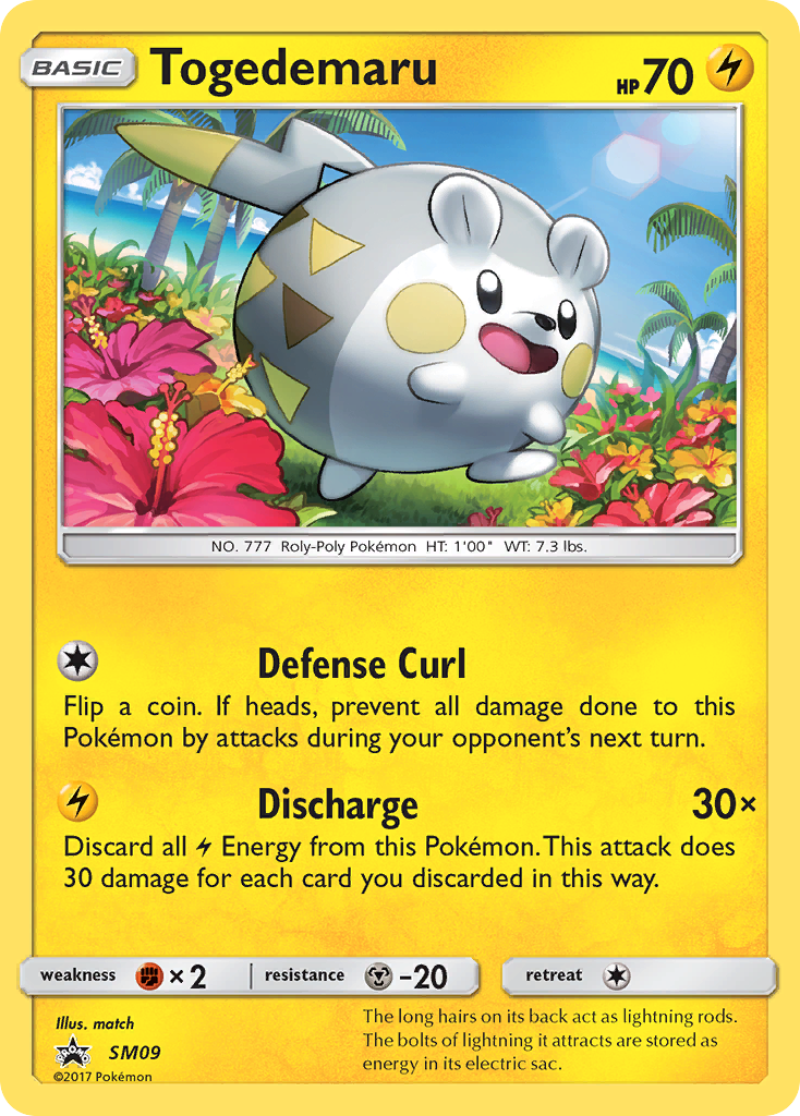 Togedemaru (SM09) [Sun & Moon: Black Star Promos] | Enigma On Main