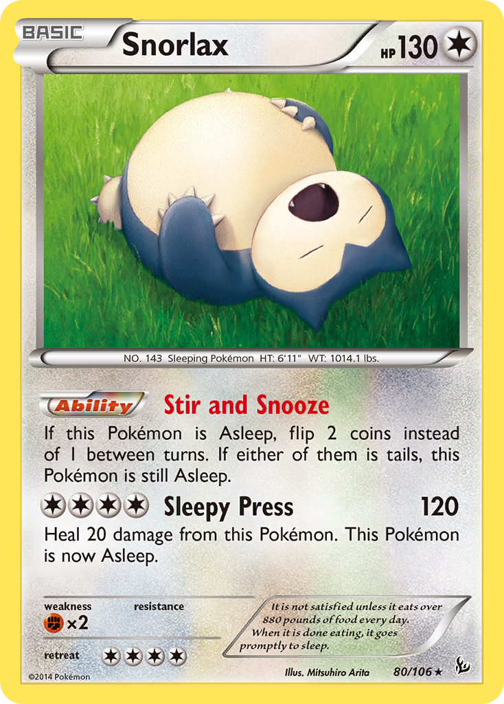 Snorlax (80/106) [XY: Flashfire] | Enigma On Main