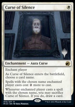 Curse of Silence (Promo Pack) [Innistrad: Midnight Hunt Promos] | Enigma On Main