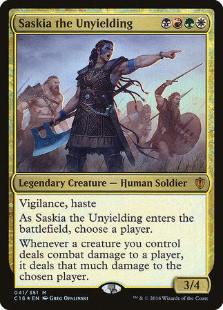 Saskia the Unyielding [Commander 2016] | Enigma On Main