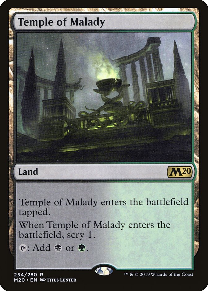 Temple of Malady [Core Set 2020] | Enigma On Main