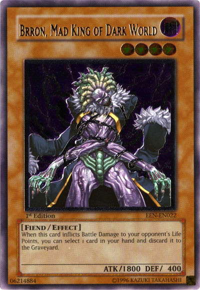 Brron, Mad King of Dark World [EEN-EN022] Ultimate Rare | Enigma On Main