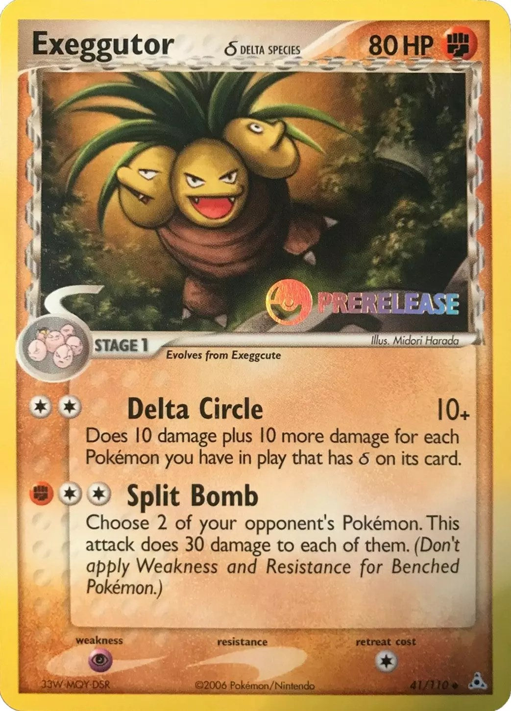 Exeggutor (41/110) (Prerelease) [EX: Holon Phantoms] | Enigma On Main