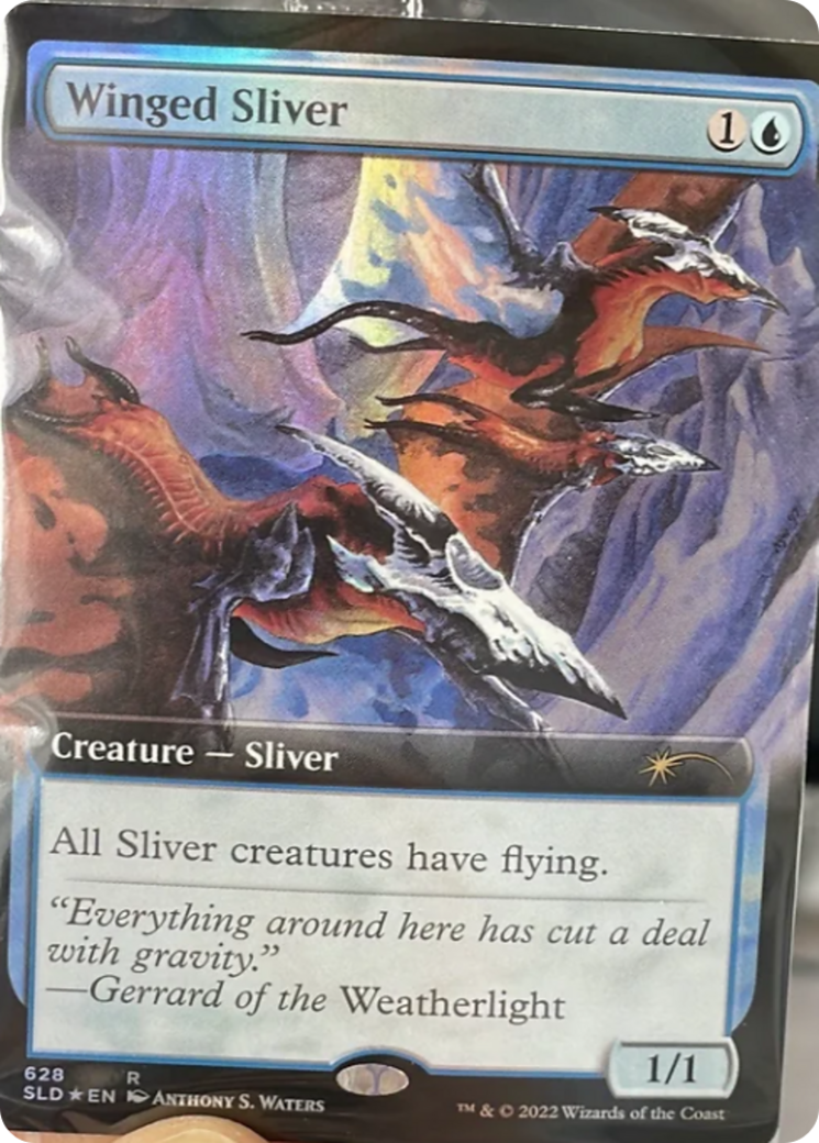 Winged Sliver (Extended Art) [Secret Lair Drop Promos] | Enigma On Main