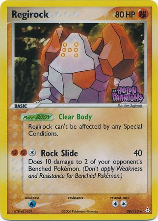 Regirock (28/110) (Stamped) [EX: Holon Phantoms] | Enigma On Main