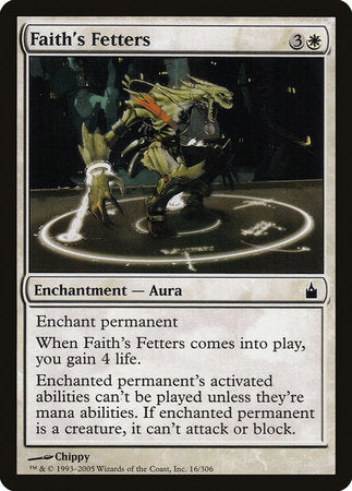 Faith's Fetters [Ravnica: City of Guilds] | Enigma On Main