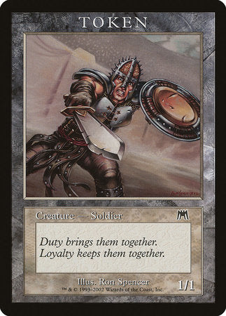 Soldier Token (Onslaught) [Magic Player Rewards 2002] | Enigma On Main