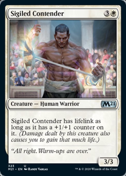 Sigiled Contender [Core Set 2021] | Enigma On Main