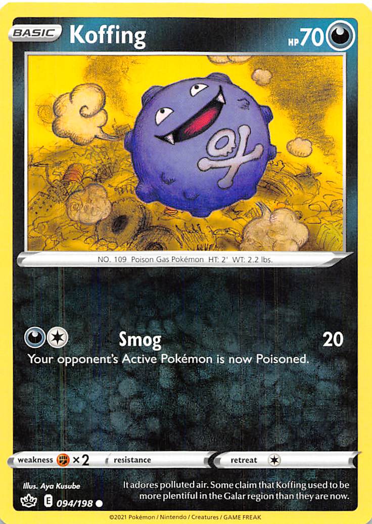 Koffing (094/198) [Sword & Shield: Chilling Reign] | Enigma On Main