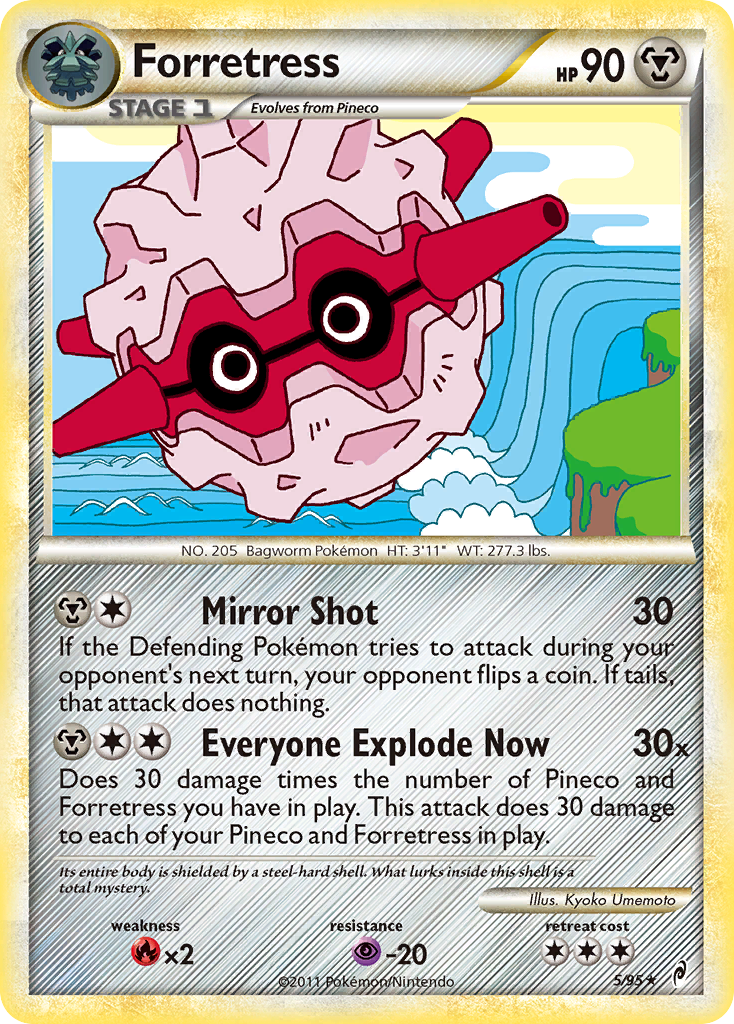 Forretress (5/95) [HeartGold & SoulSilver: Call of Legends] | Enigma On Main