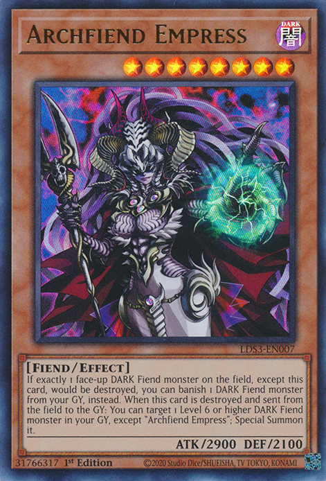 Archfiend Empress [LDS3-EN007] Ultra Rare | Enigma On Main