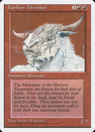 Hurloon Minotaur [Fourth Edition] | Enigma On Main