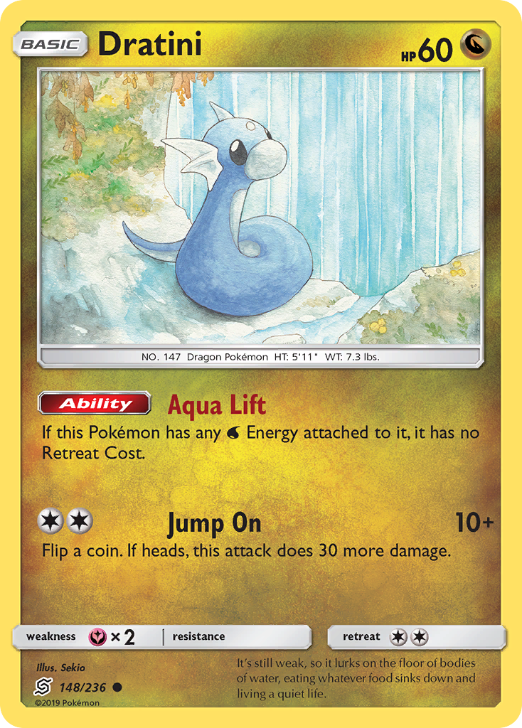 Dratini (148/236) [Sun & Moon: Unified Minds] | Enigma On Main