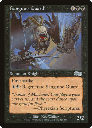 Sanguine Guard [Urza's Saga] | Enigma On Main