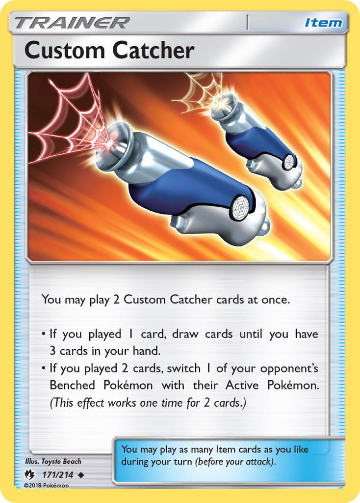 Custom Catcher (171/214) [Sun & Moon: Lost Thunder] | Enigma On Main