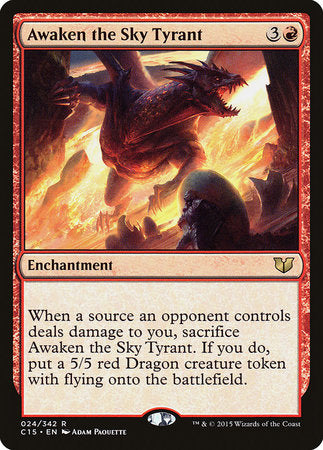 Awaken the Sky Tyrant [Commander 2015] | Enigma On Main