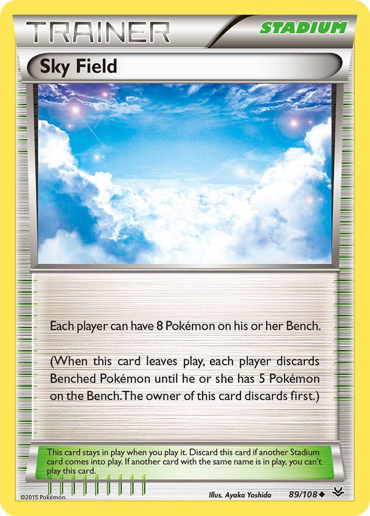 Sky Field (89/108) [XY: Roaring Skies] | Enigma On Main