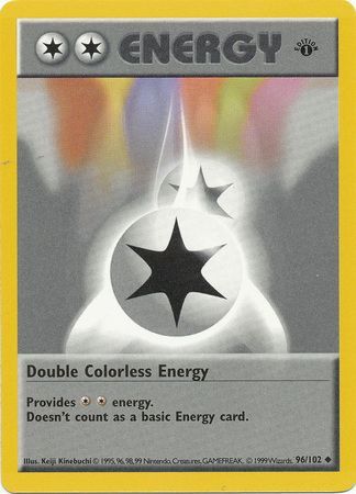 Double Colorless Energy (96/102) (Shadowless) [Base Set 1st Edition] | Enigma On Main