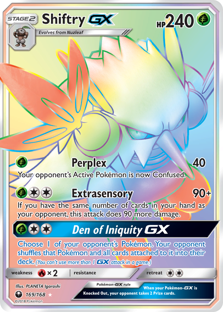 Shiftry GX (169/168) [Sun & Moon: Celestial Storm] | Enigma On Main