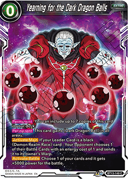 Yearning for the Dark Dragon Balls (Common) [BT13-149] | Enigma On Main