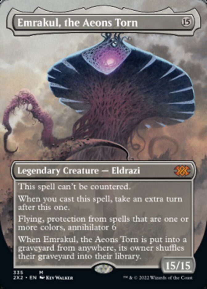 Emrakul, the Aeons Torn (Borderless Alternate Art) [Double Masters 2022] | Enigma On Main