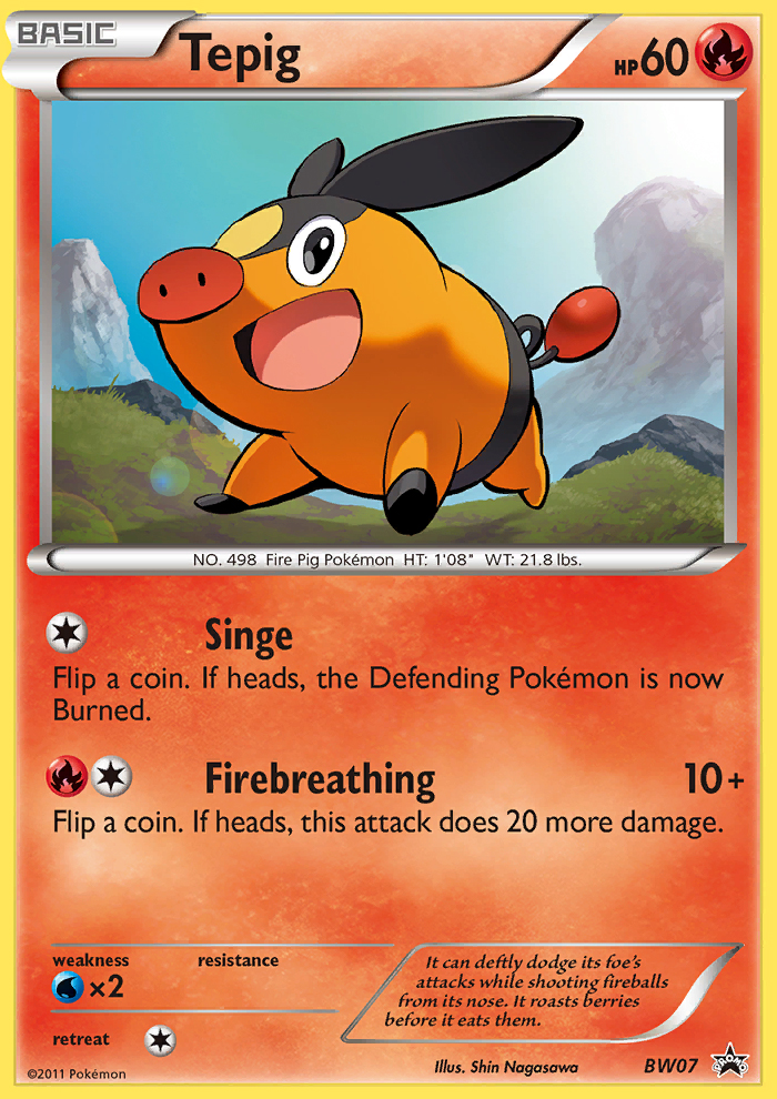 Tepig (BW07) [Black & White: Black Star Promos] | Enigma On Main