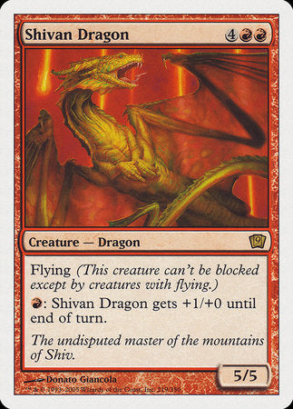 Shivan Dragon [Ninth Edition] | Enigma On Main