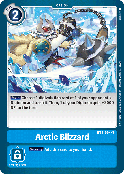 Arctic Blizzard [BT2-094] [Release Special Booster Ver.1.5] | Enigma On Main