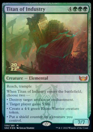 Titan of Industry [Streets of New Capenna Prerelease Promos] | Enigma On Main