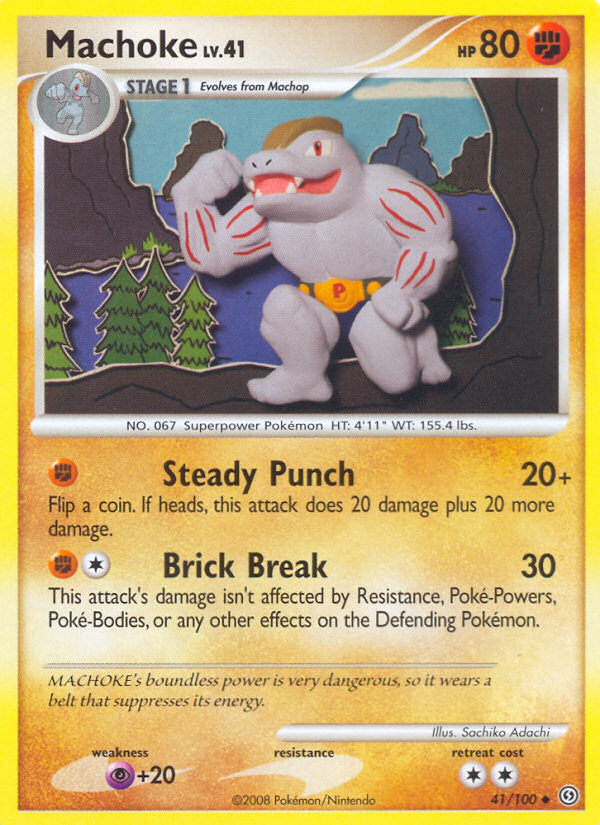 Machoke (41/100) [Diamond & Pearl: Stormfront] | Enigma On Main