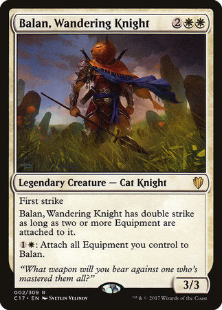 Balan, Wandering Knight [Commander 2017] | Enigma On Main