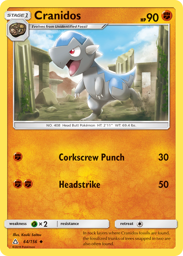 Cranidos (64/156) [Sun & Moon: Ultra Prism] | Enigma On Main