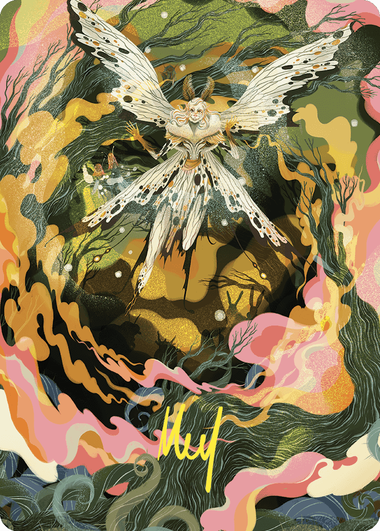 Greater Auramancy Art Card (Gold-Stamped Signature) [Wilds of Eldraine Art Series] | Enigma On Main