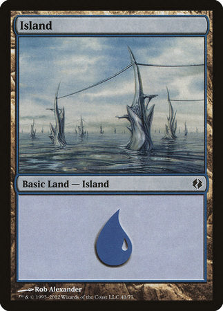 Island (41) [Duel Decks: Venser vs. Koth] | Enigma On Main