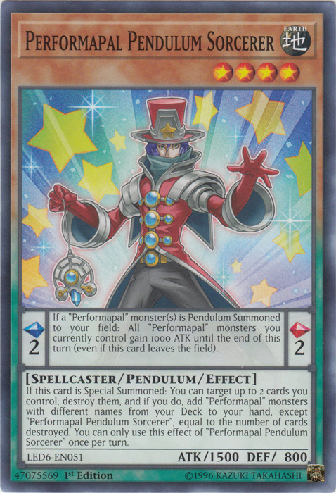 Performapal Pendulum Sorcerer [LED6-EN051] Common | Enigma On Main