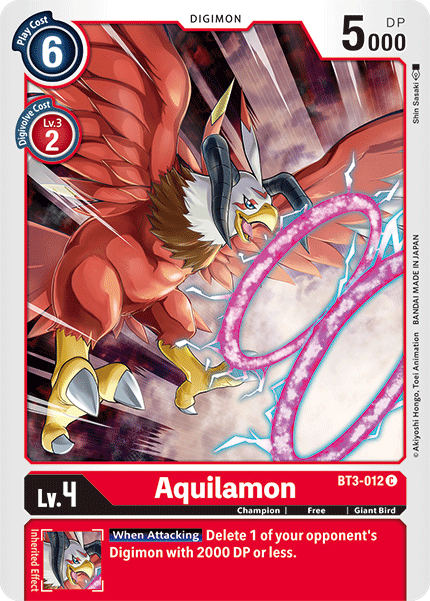 Aquilamon [BT3-012] [Release Special Booster Ver.1.5] | Enigma On Main