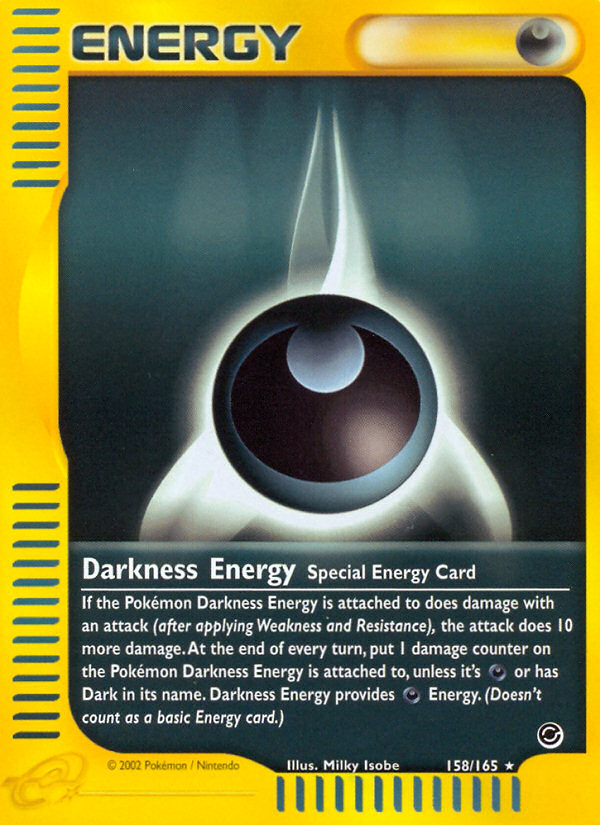 Darkness Energy (158/165) [Expedition: Base Set] | Enigma On Main