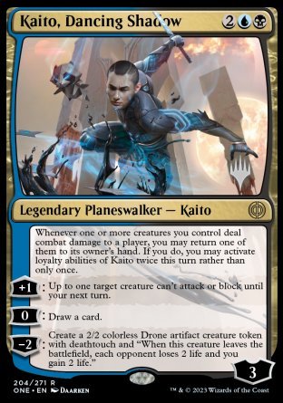 Kaito, Dancing Shadow (Promo Pack) [Phyrexia: All Will Be One Promos] | Enigma On Main