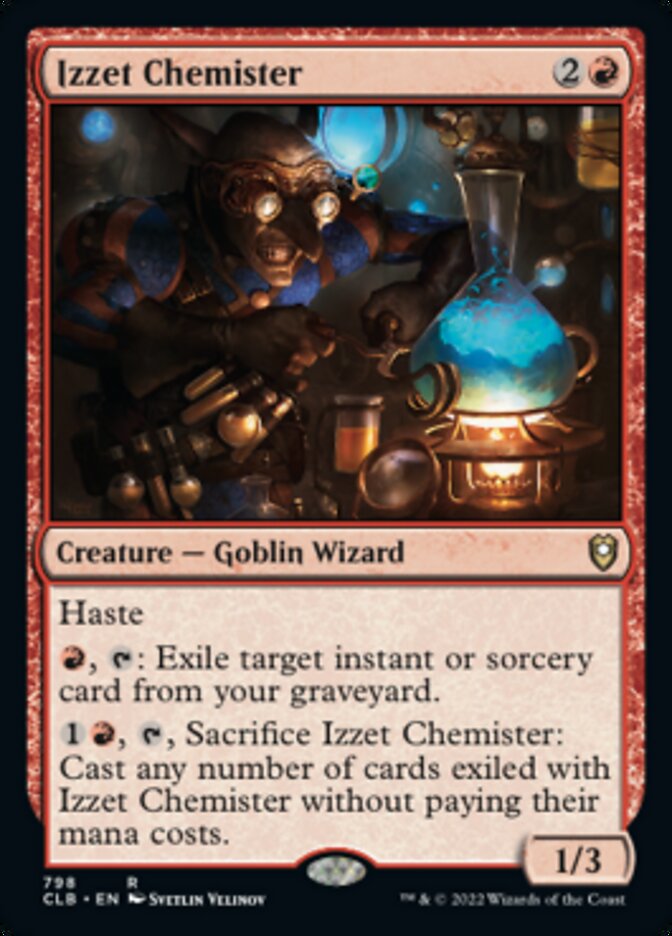 Izzet Chemister [Commander Legends: Battle for Baldur's Gate] | Enigma On Main